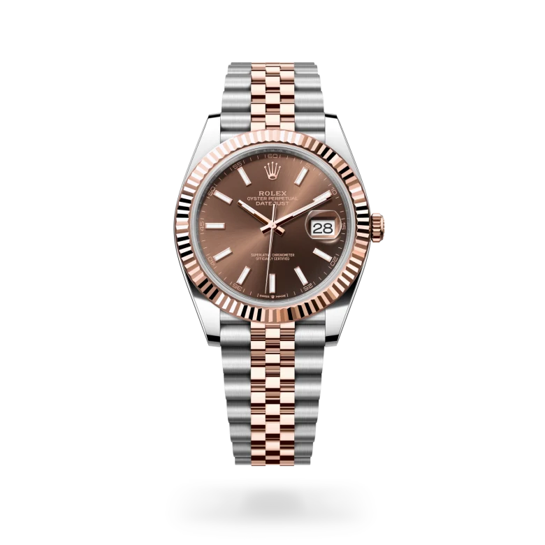Rolex Datejust 41 Everose Gold Rolesor Oystersteel, M126331-0002